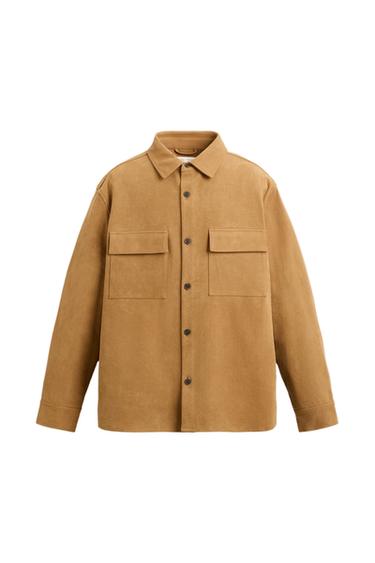 FAUX SUEDE SHIRT