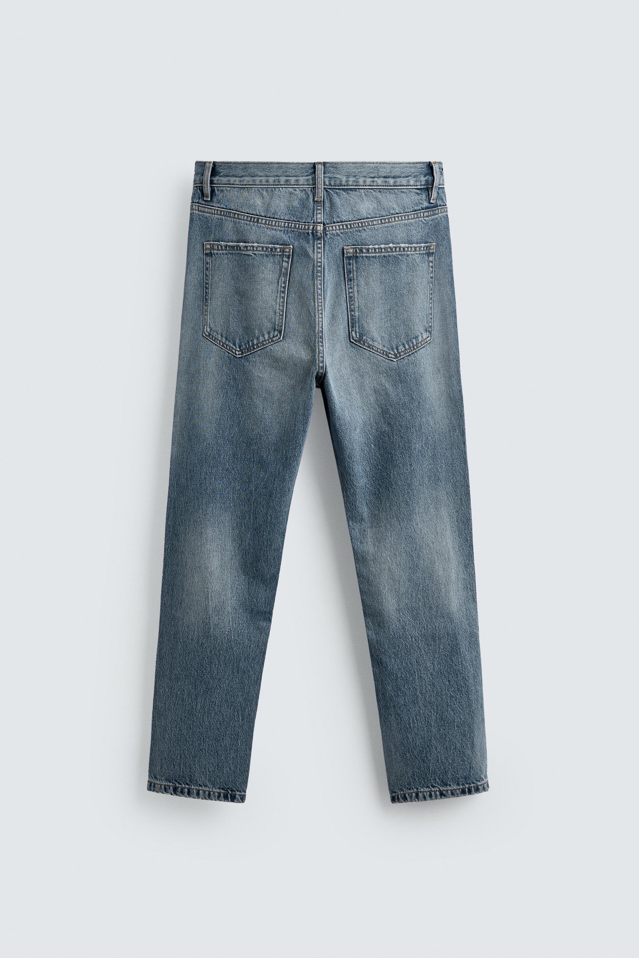 スリムフィットクロップドジーンズ - ライトブルー | ZARA Japan / 日本