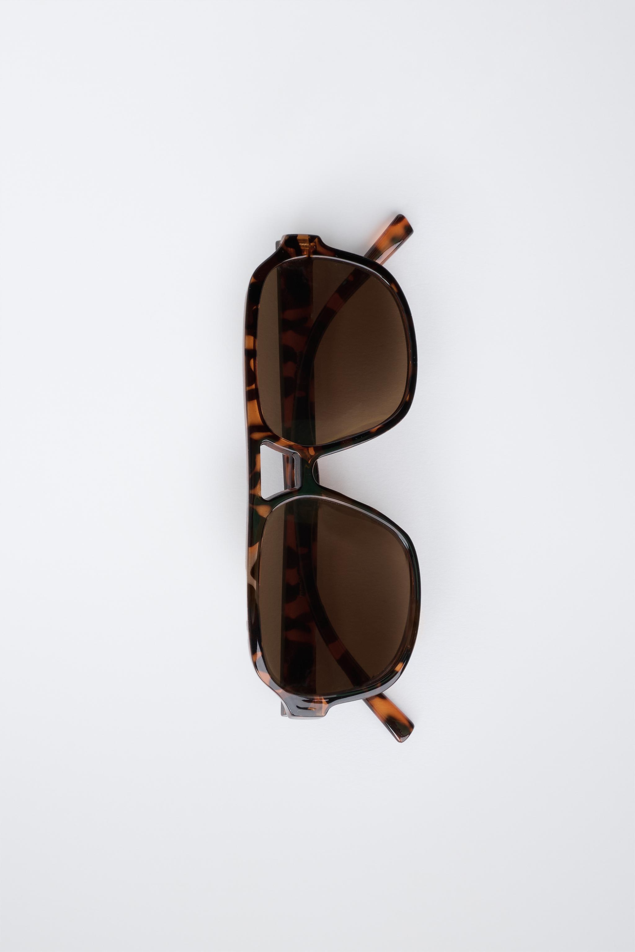 Zara Tortoise Cat Eye Sunglasses 2018 TORTOISESHELL EFFECT OVAL SUNGLASSES - Tortoise shell | ZARA  main image 4