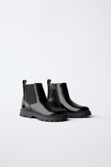 STIEFELETTE MIT ELASTIKEINSATZ - Schwarz von Zara