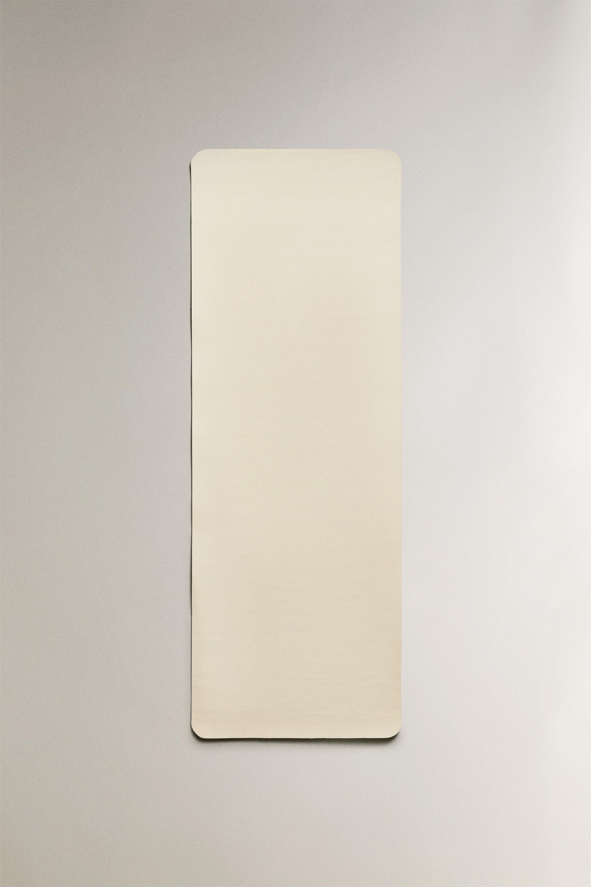 YOGA MAT WITH LEATHER STRAP - Ecru | ZARA Turkey