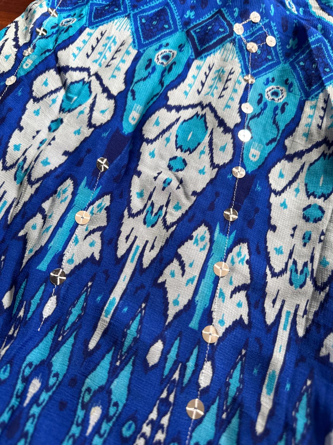 PRINTED MIDI SKIRT - Image 2