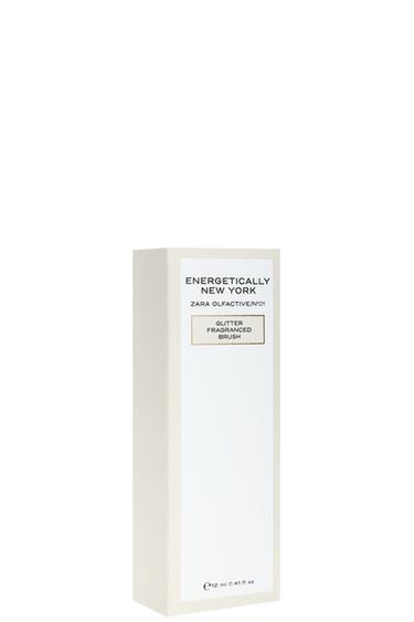 Zara ENERGETICALLY NEW YORK FRAGRANCED GLITTER BRUSH-ON 12ML (0.41 FL. OZ). - TINTED LEATHER
