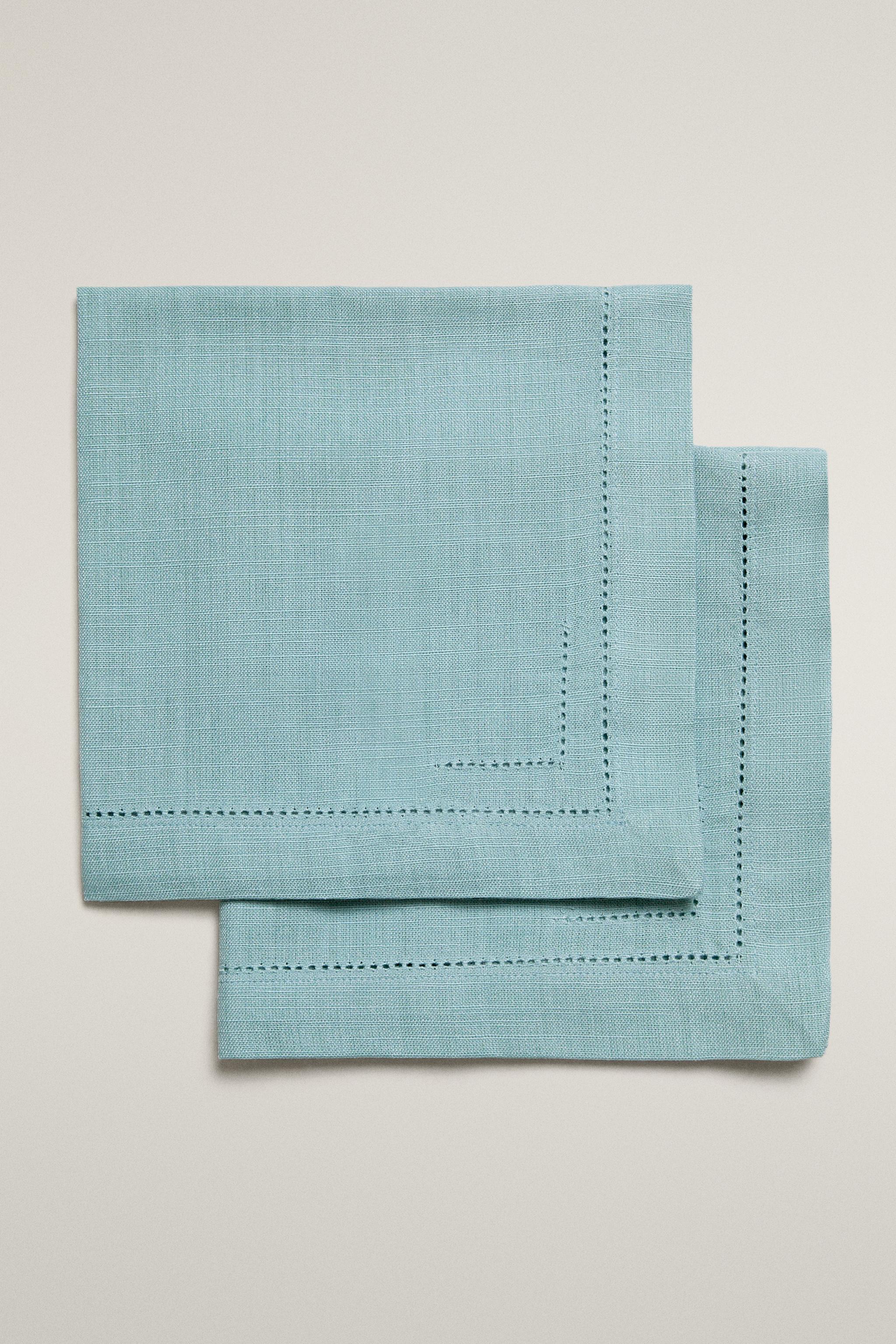 COTTON HEMSTITCHED NAPKINS (PACK OF 2)