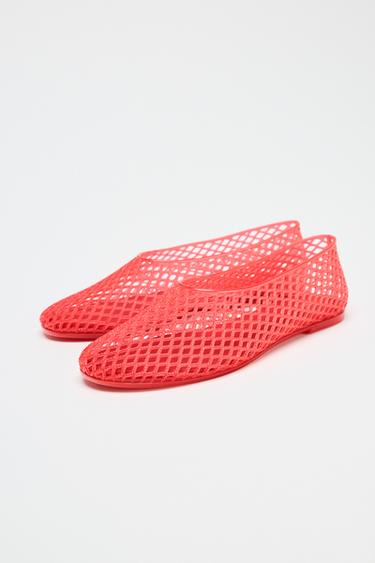 BALLERINES JELLY - Rouge de Zara - Image 2