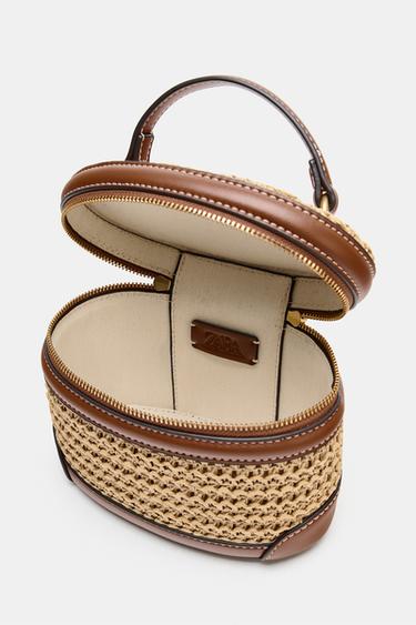 WOVEN VANITY BAG - Light beige by Zara - Image 5