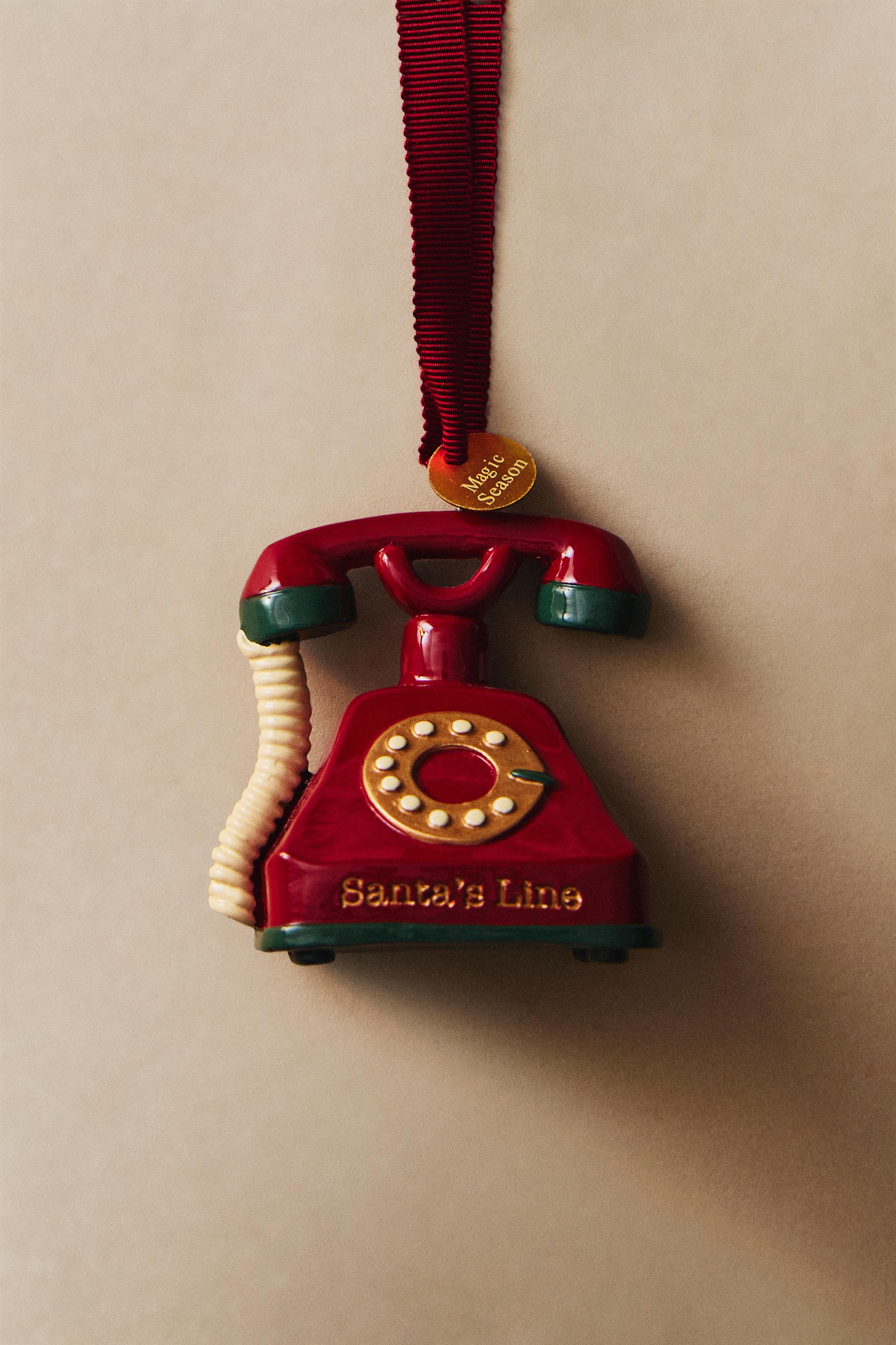DÉCORATION SAPIN TÉLÉPHONE NOËL