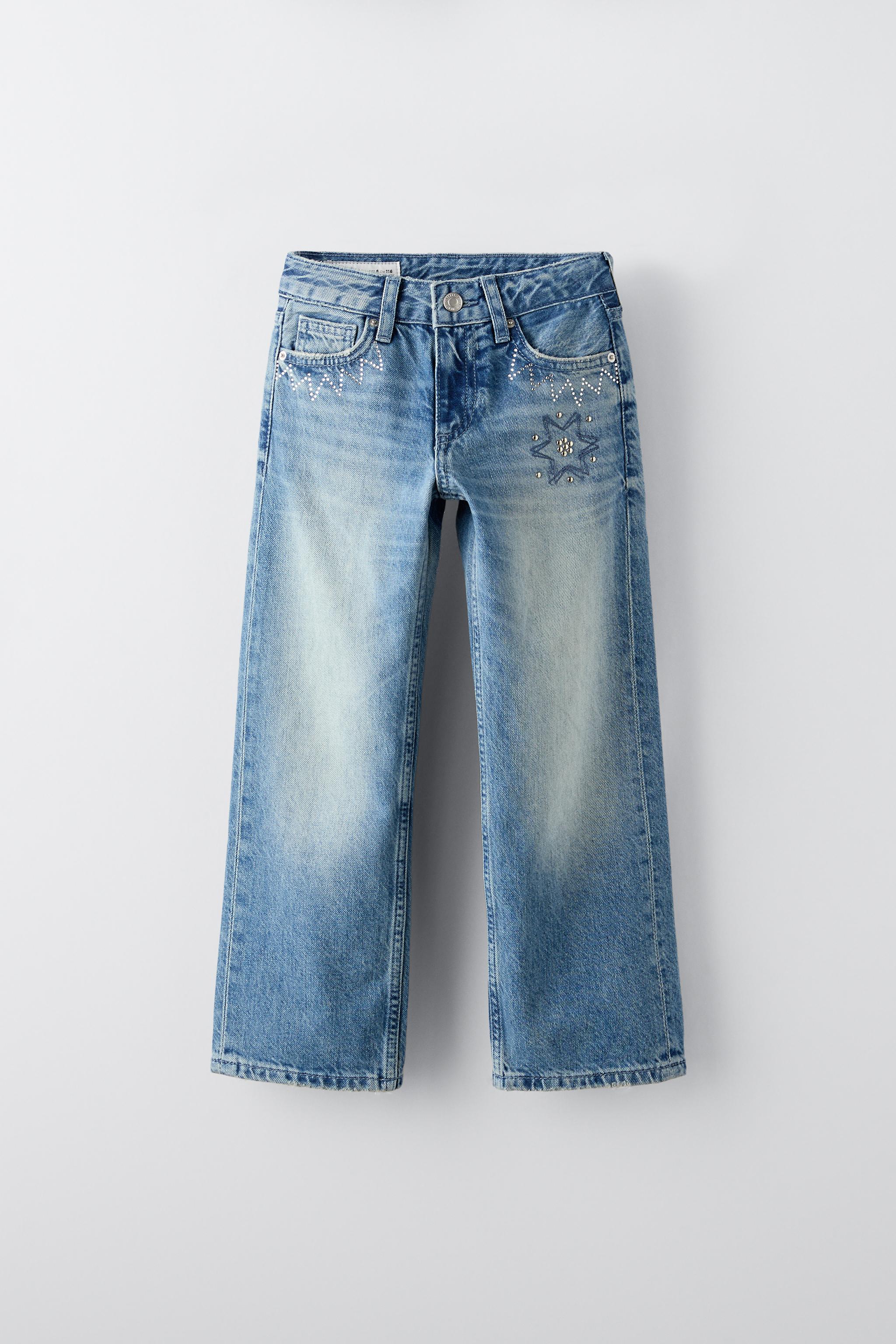 Jeans bleu zara sale