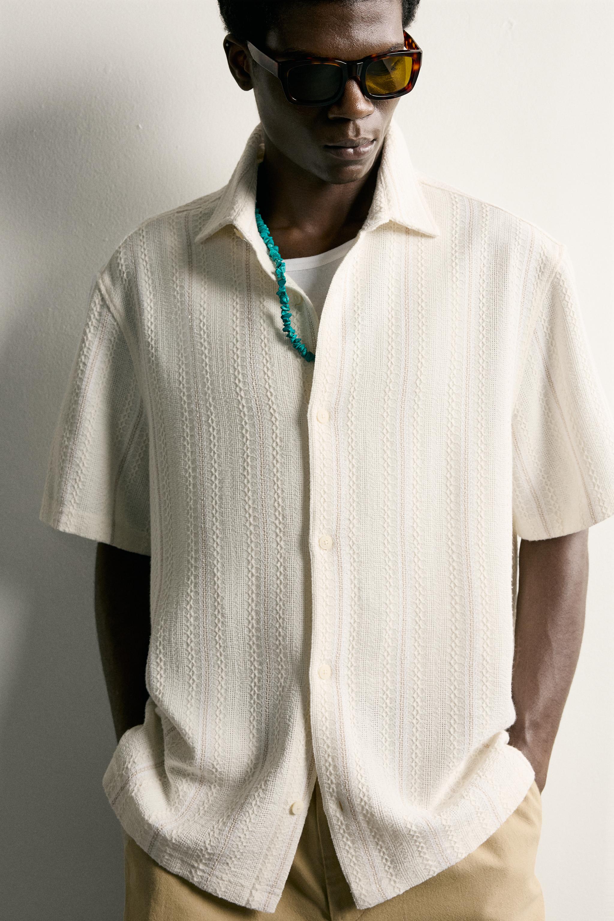CHEMISE REGULAR FIT STRUCTURÉE