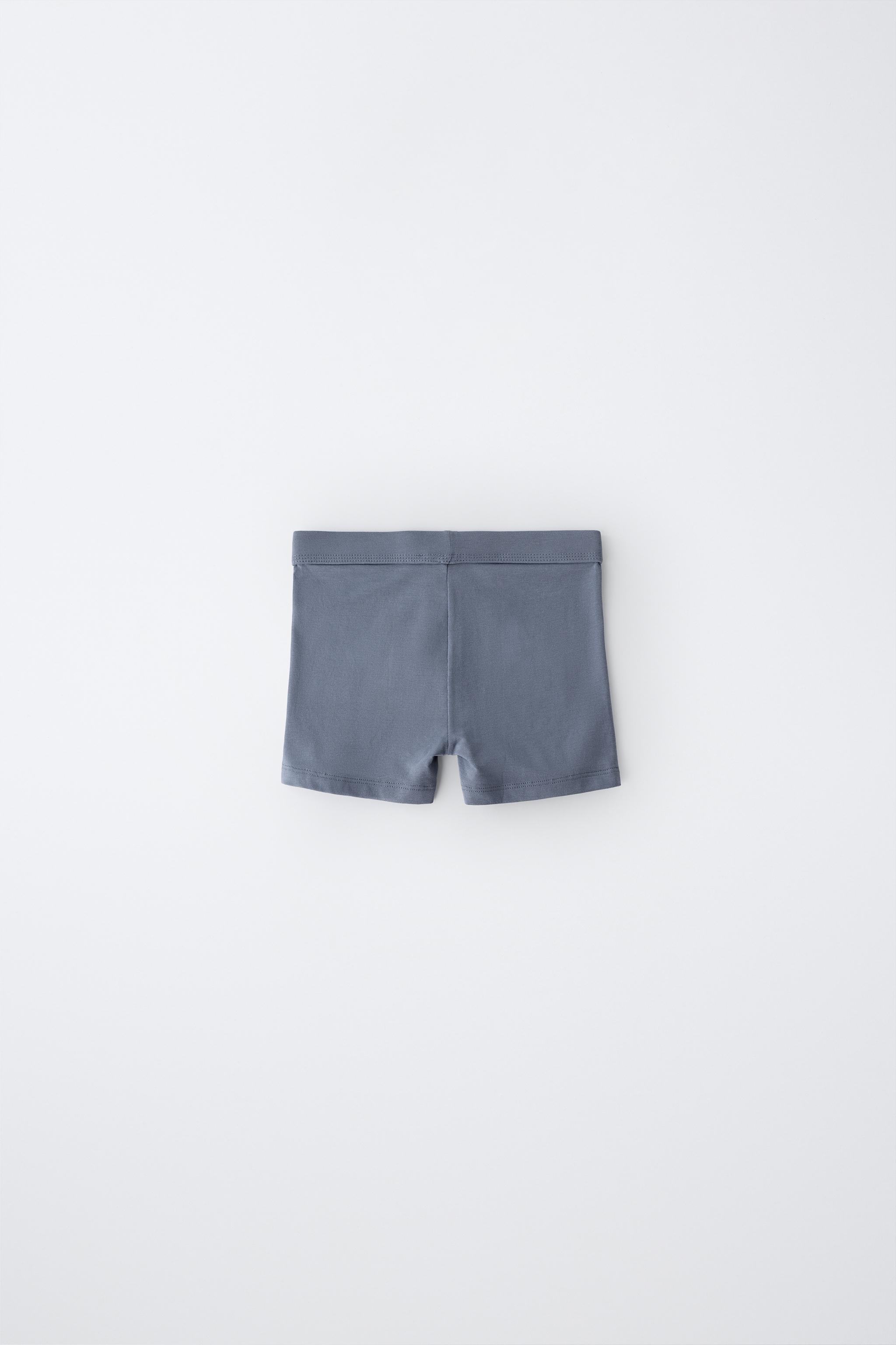 6-14 YEARS/ PACK OF FIVE STRIPED AND SOLID BOXERS