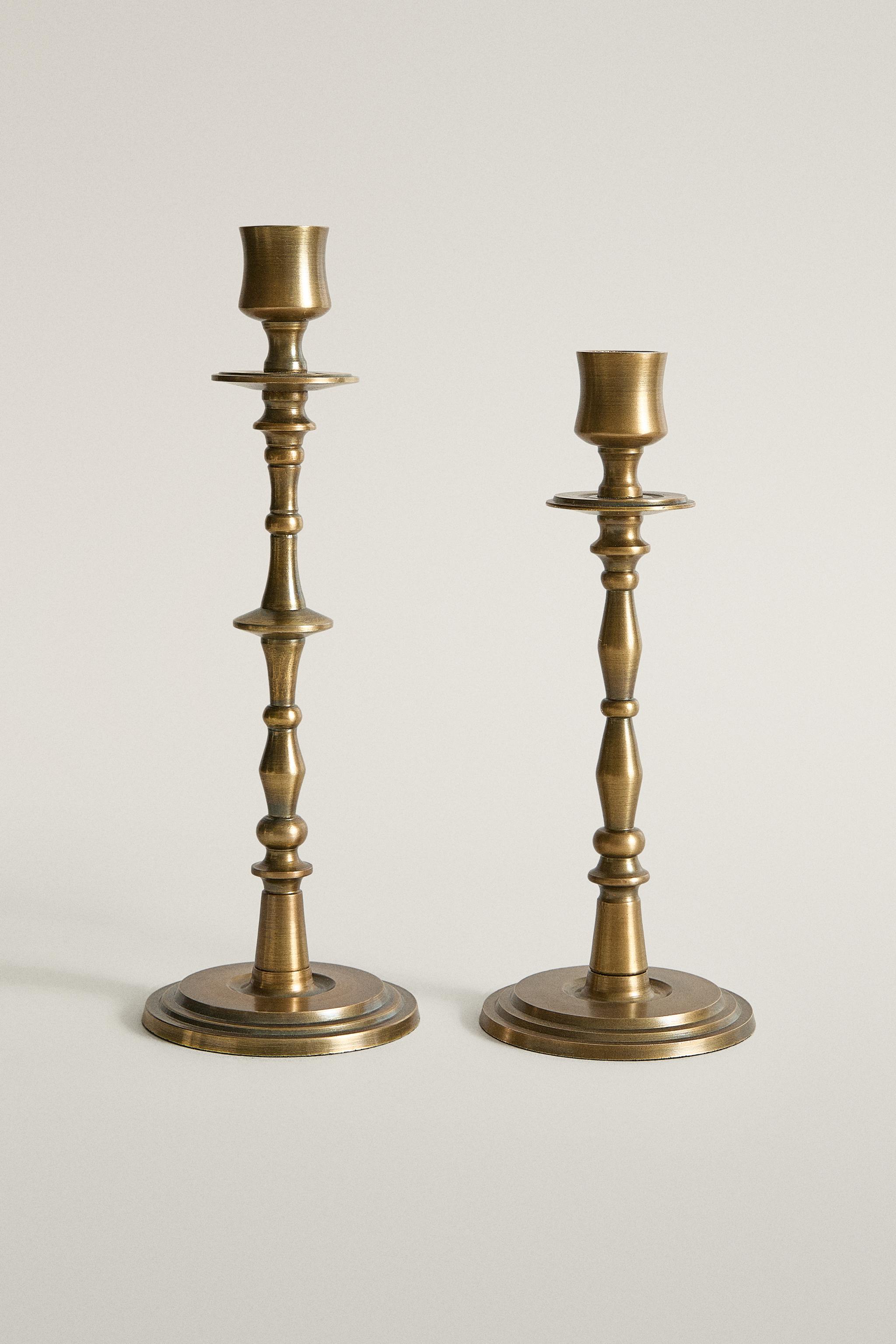 VINTAGE CHRISTMAS CANDLESTICK