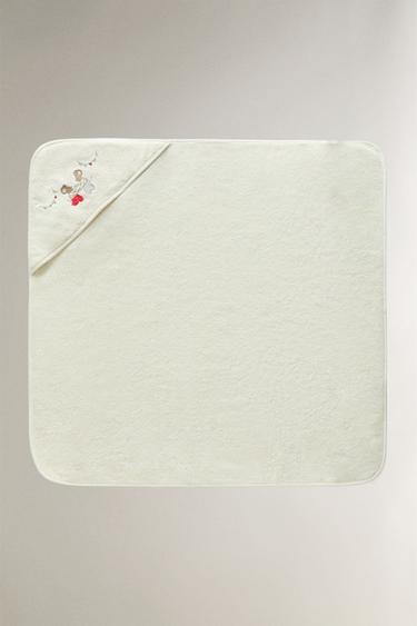 SERVIETTE DE BAIN ENFANT CAPUCHE SOURIS - Beige clair de Zara - Image 2