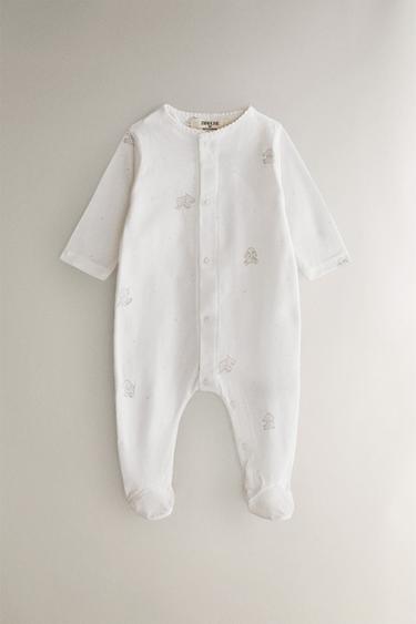 NEWBORN BABY SET WITH ELEPHANT - Oyster-white by Zara - Image 1