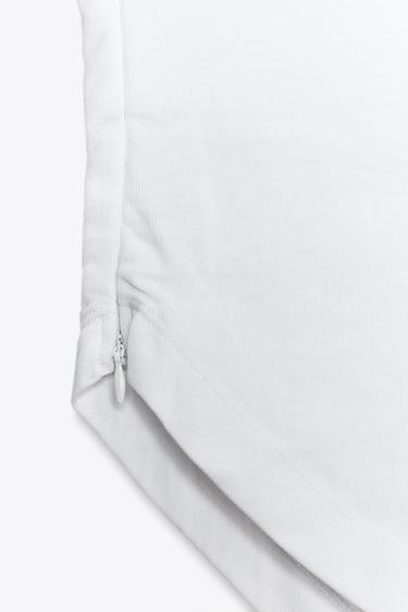 ASYMMETRIC BANDEAU TOP - White by Zara - Image 5