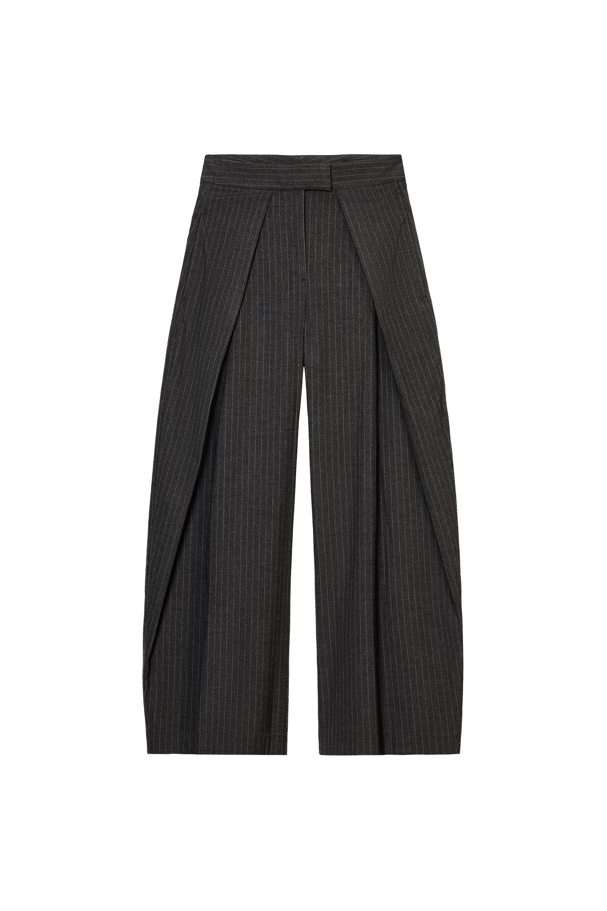 PANTALONI WIDE LEG ZW COLLECTION - dungi | ZARA România