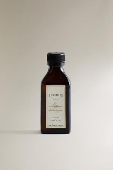(100 ML) PATCHOULI, YLANG-YLANG BODY OIL - White / Pink by Zara