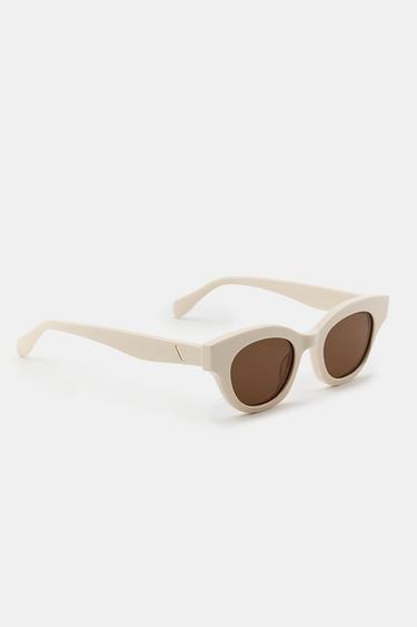 LUNETTES DE SOLEIL ŒIL-DE-CHAT PREPPY - Écru de Zara - Image 6