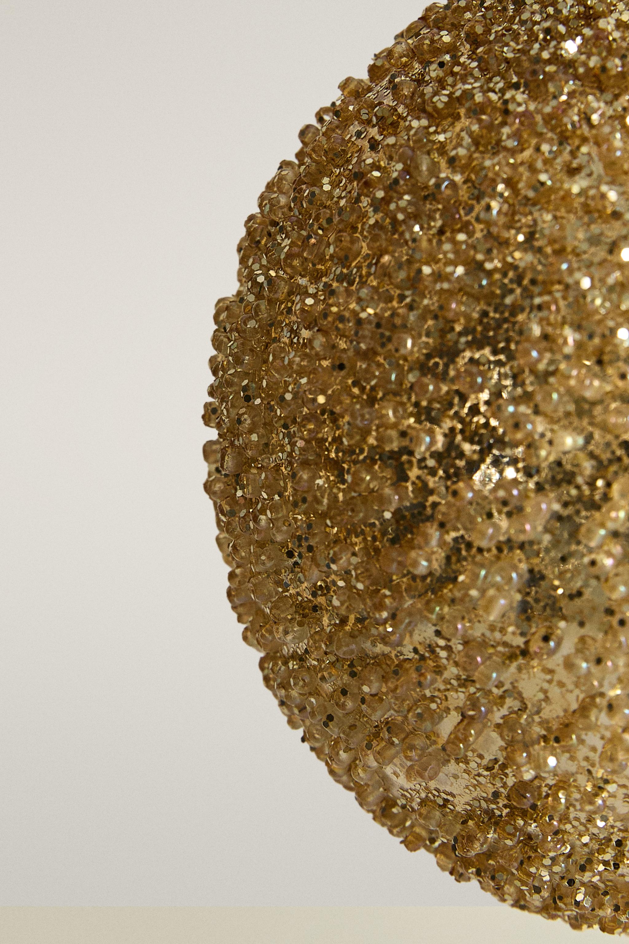 BEADED CHRISTMAS TREE BAUBLE