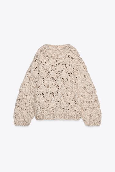JERSEY PUNTO CALADO - Hielo de Zara