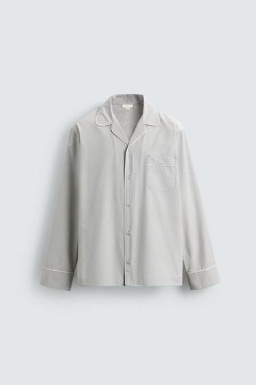 ENSEMBLE PYJAMA SHORT - Vert de Zara - Image 8