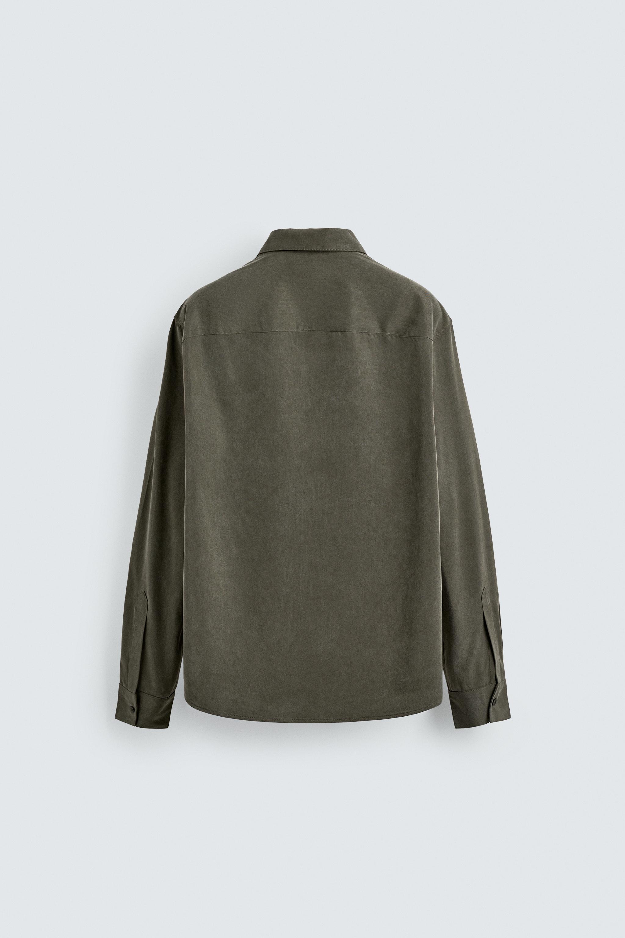 RELAXED FIT FLUID SHIRT WITH POCKETS