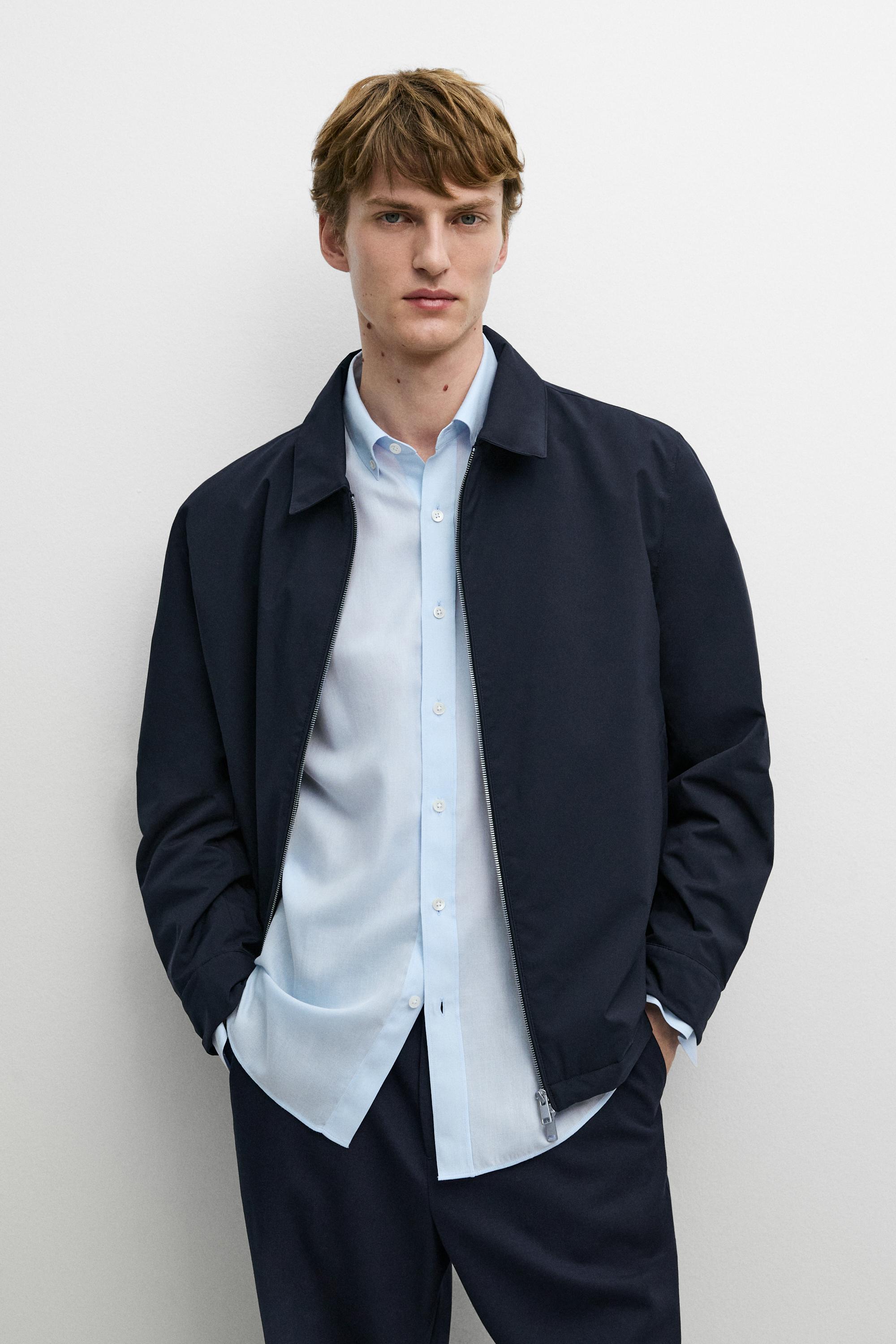 Veste légère à col chemise