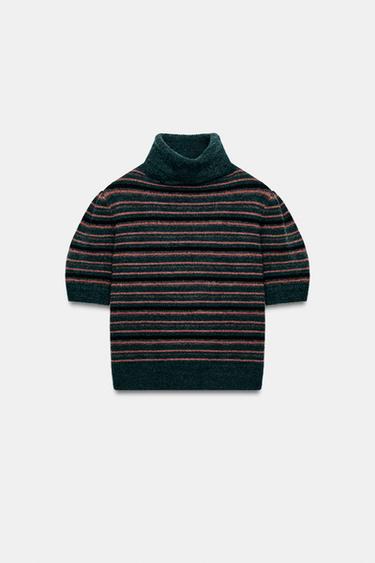 KNIT SHORT SLEEVE JUMPER - Multicoloured by Zara - Image 0