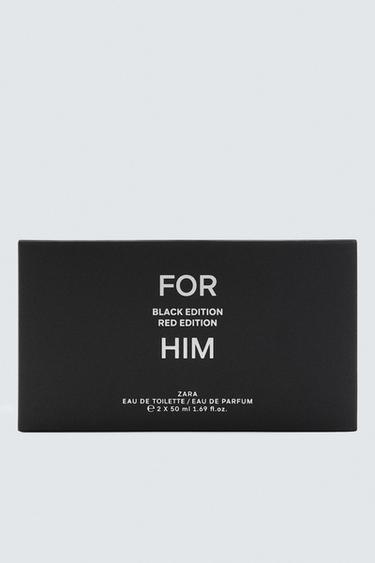 FOR HIM + FOR HIM RED EDITION EDP 2 x 50 ML (1,69 FL. OZ) -  de Zara - Image 1