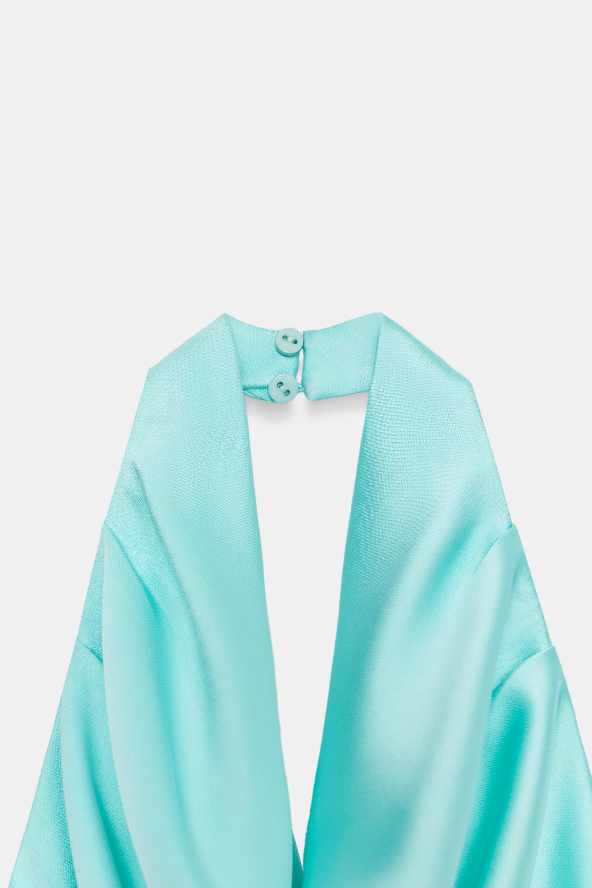 SATIN HALTER JUMPSUIT