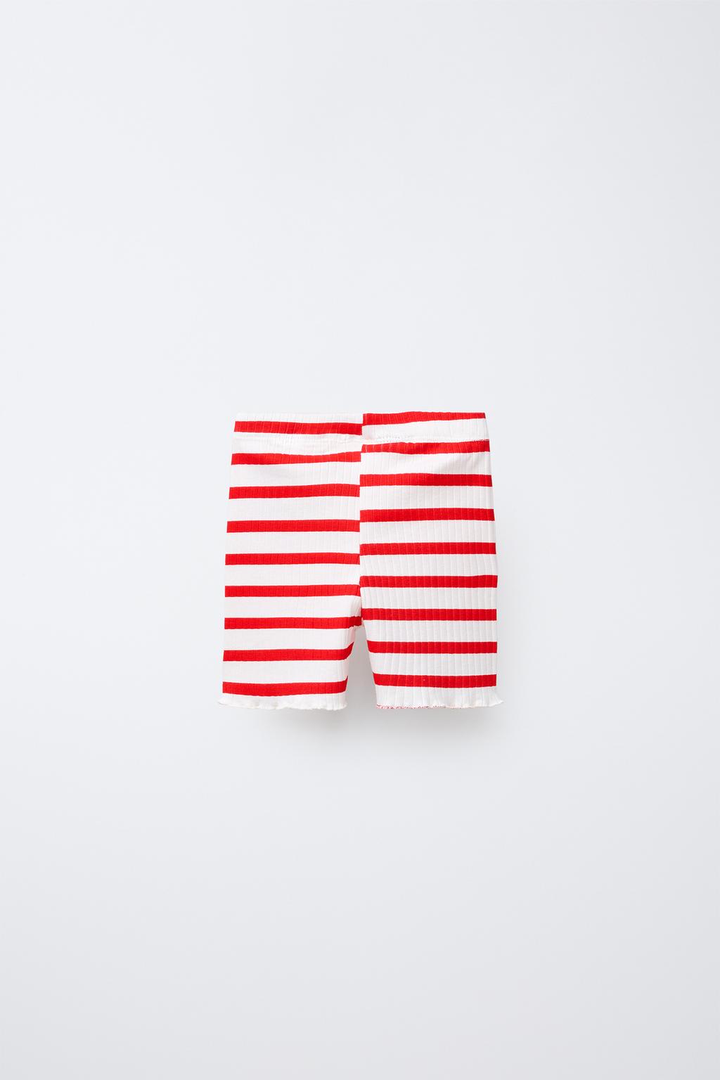 MINNIE MOUSE © DISNEY STRIPED BIKE SHORTS