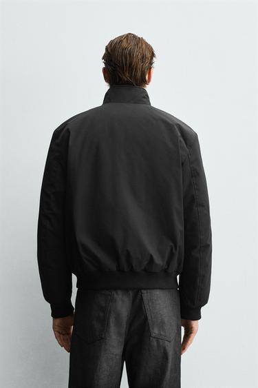 WATER-REPELLENT QUILTED JACKET - Black by Zara - Image 2