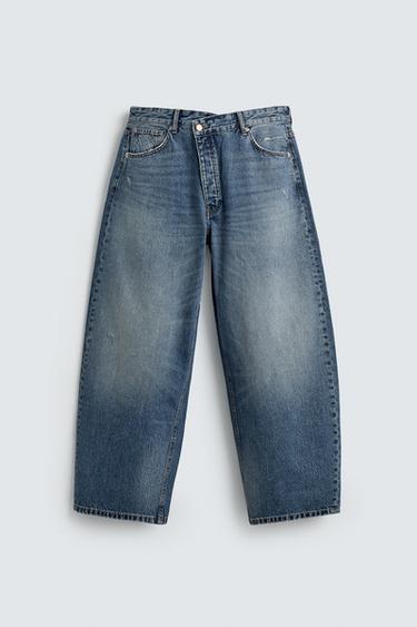 BALLOON FIT JEANS - Blue by Zara