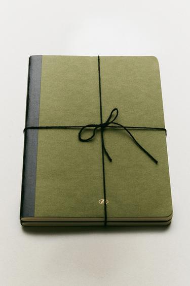 A5 PLAIN NOTEBOOK (PACK OF 2) - Green by Zara - Image 5