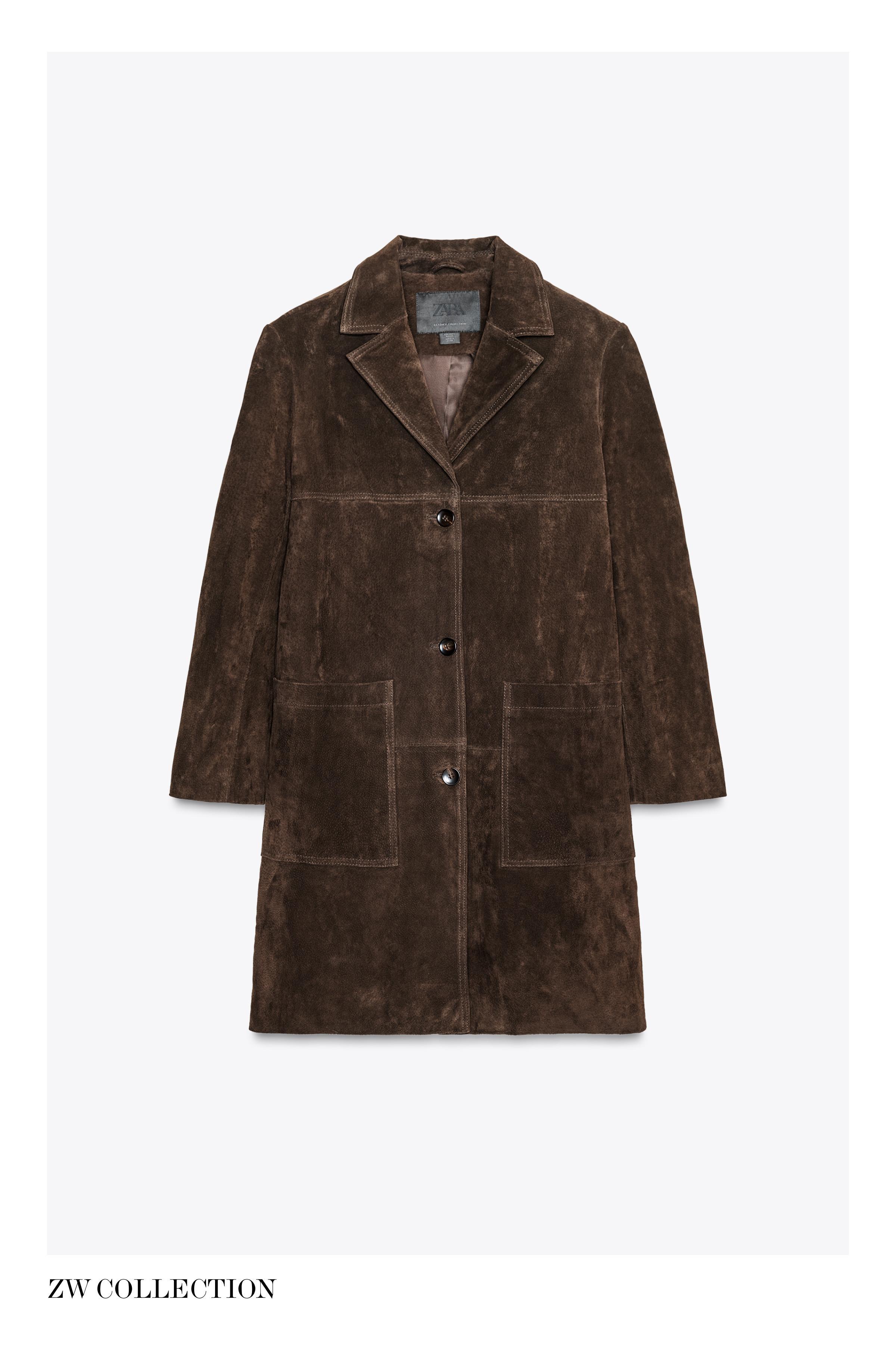 新品ZARA ZW COLLECTION レザー スエード ジャケット Sサイズ 新品ZARA ZW COLLECTION レザー スエード ジャケット Sサイズ