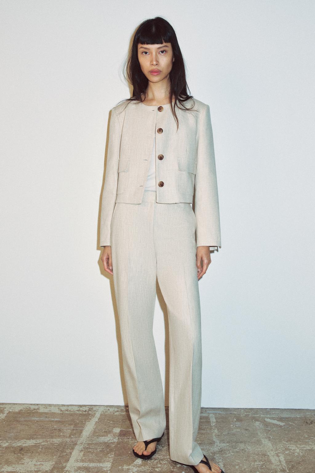 RUSTIC WEAVE BLAZER - image 2