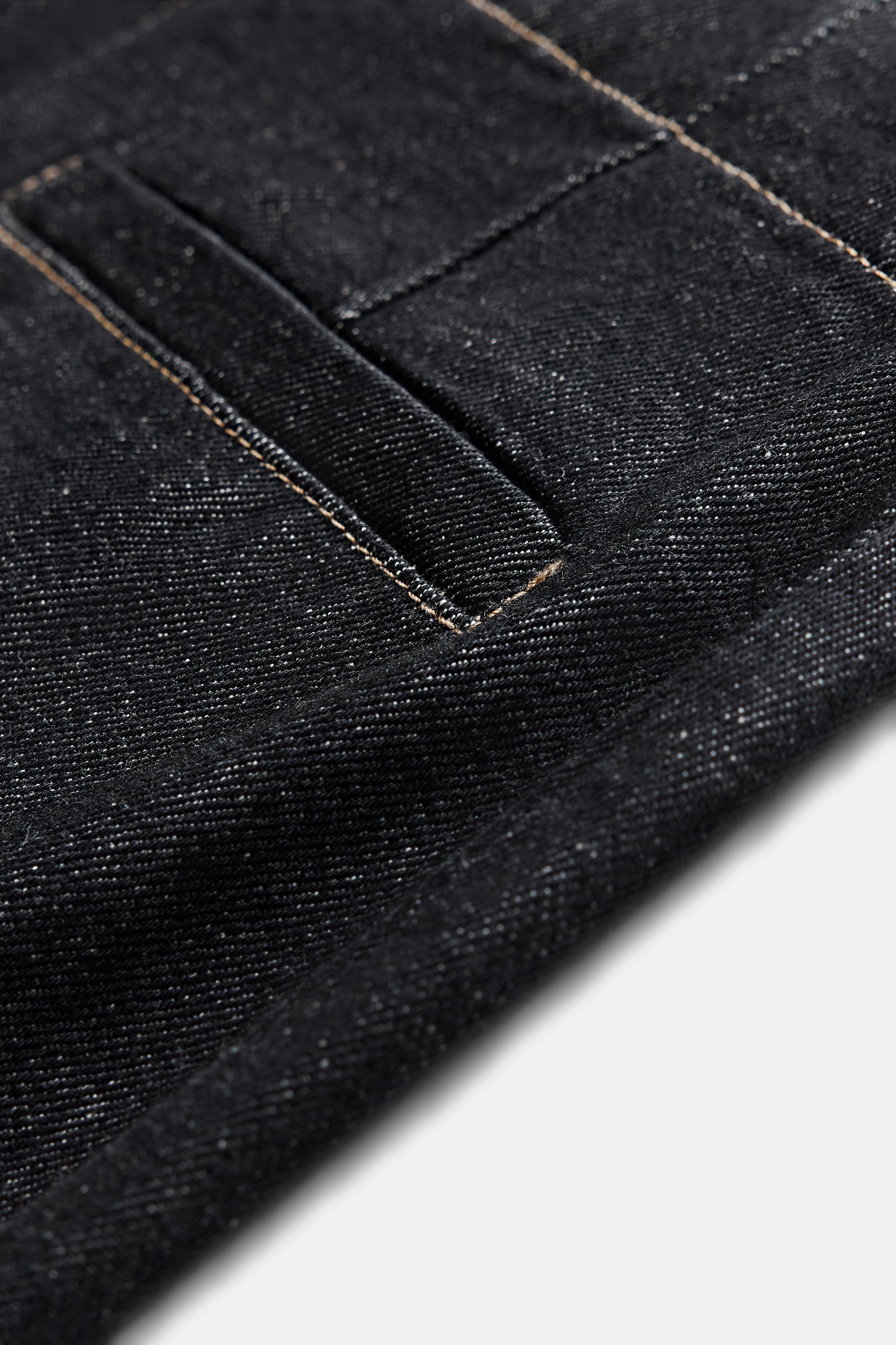 ZWコレクション スリット入りデニムスカート - グレー | ZARA ZWコレクション スリット入りデニムスカート - グレー | ZARA