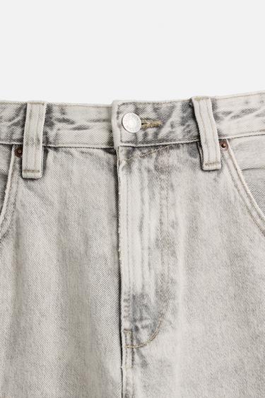 JEAN COUPE AMPLE - Gris de Zara - Image 8