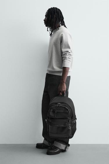 TECHNICAL MULTI-POCKET BACKPACK - Black by Zara - Image 0