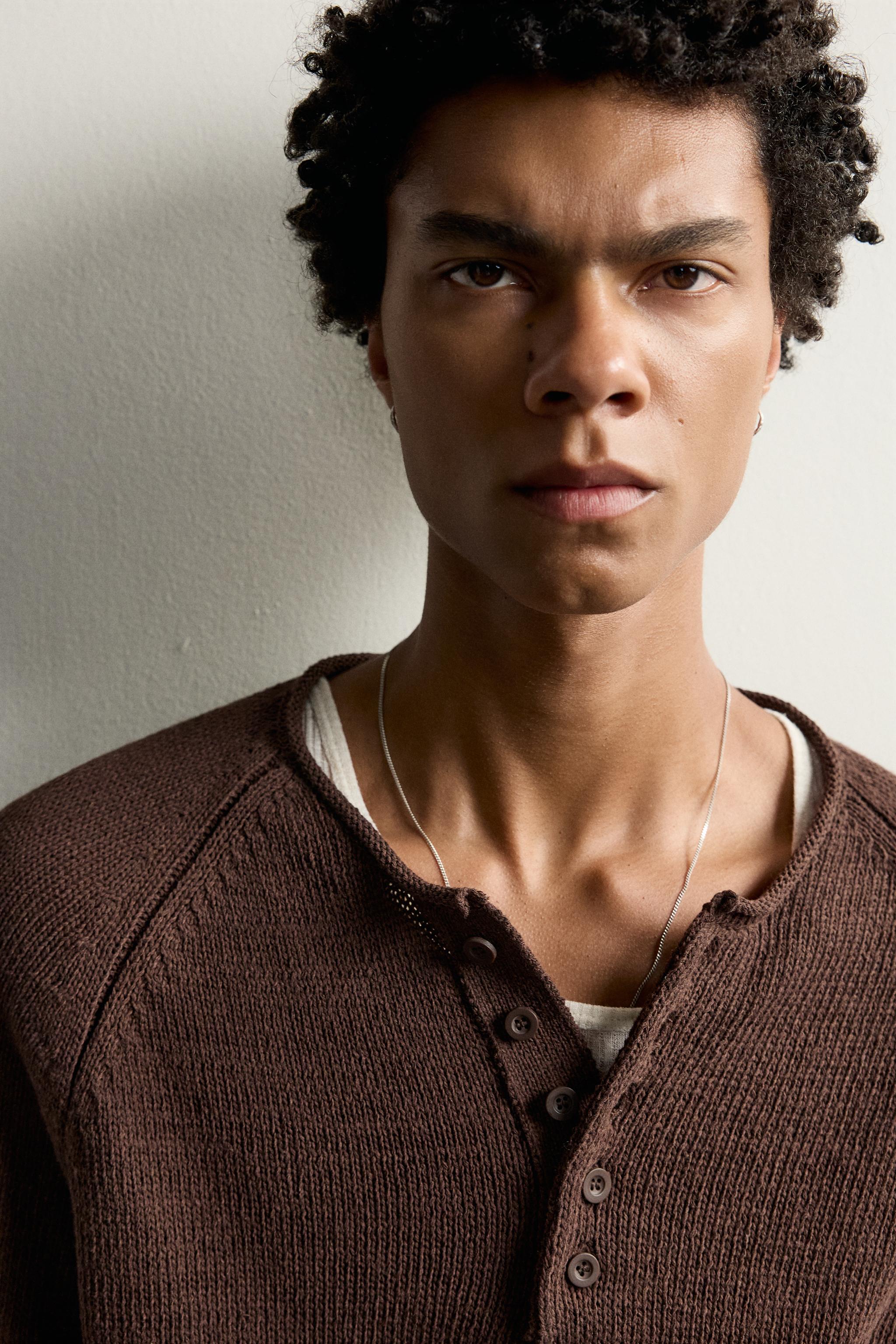 HENLEY REGULAR FIT JUMPER