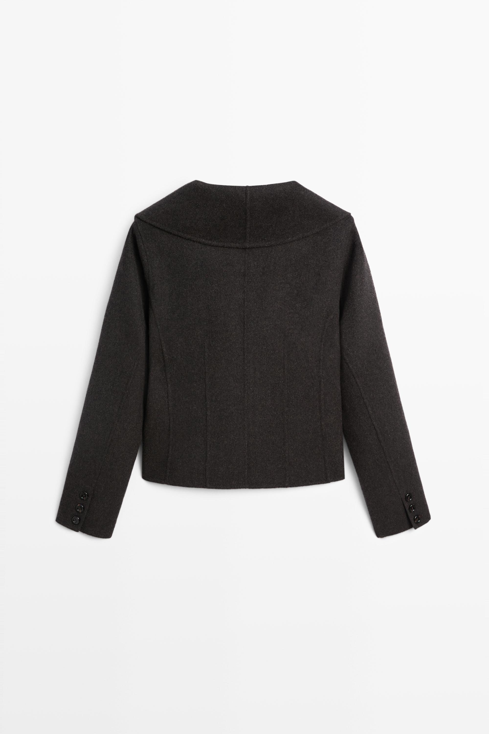Veste courte à col montant