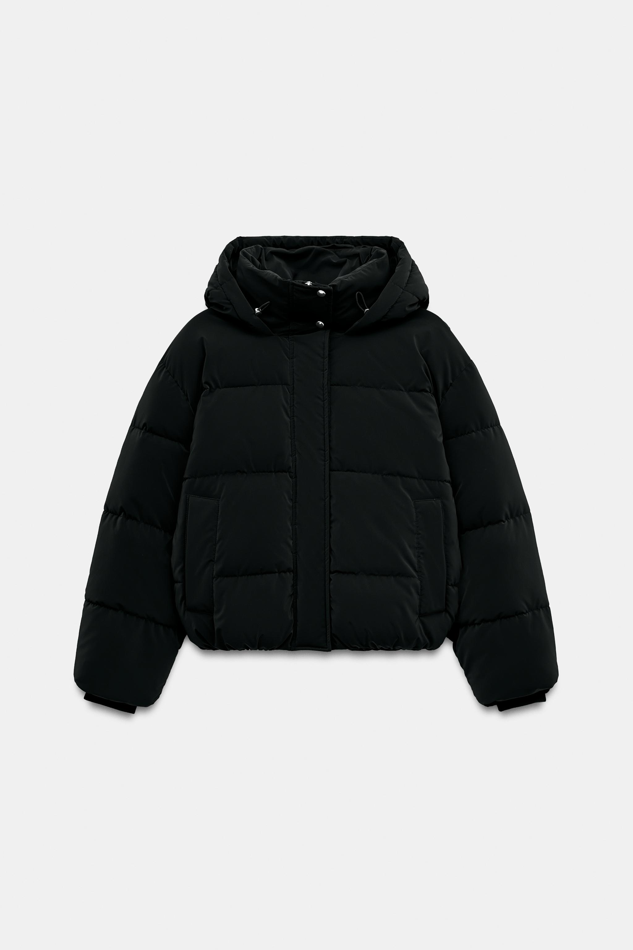 Padded Windproof Hoodie Anorak by Zara