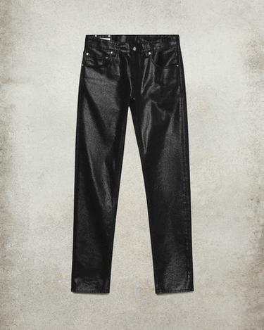 SLIM FIT WAXED JEANS LUDOVIC DE SAINT SERNIN x ZARA - Black by Zara