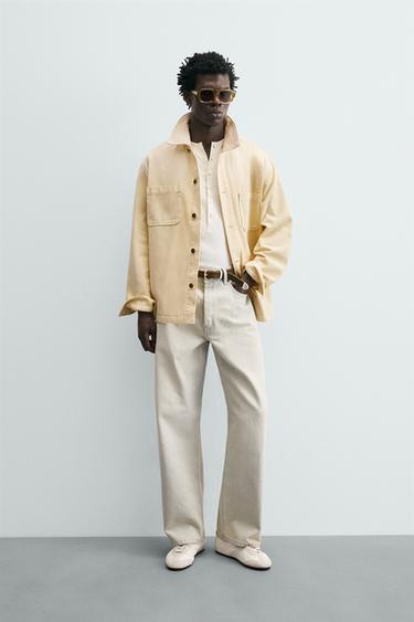 პერანგი REGULAR FIT - Zara-ს Vanilla - სურათი 0