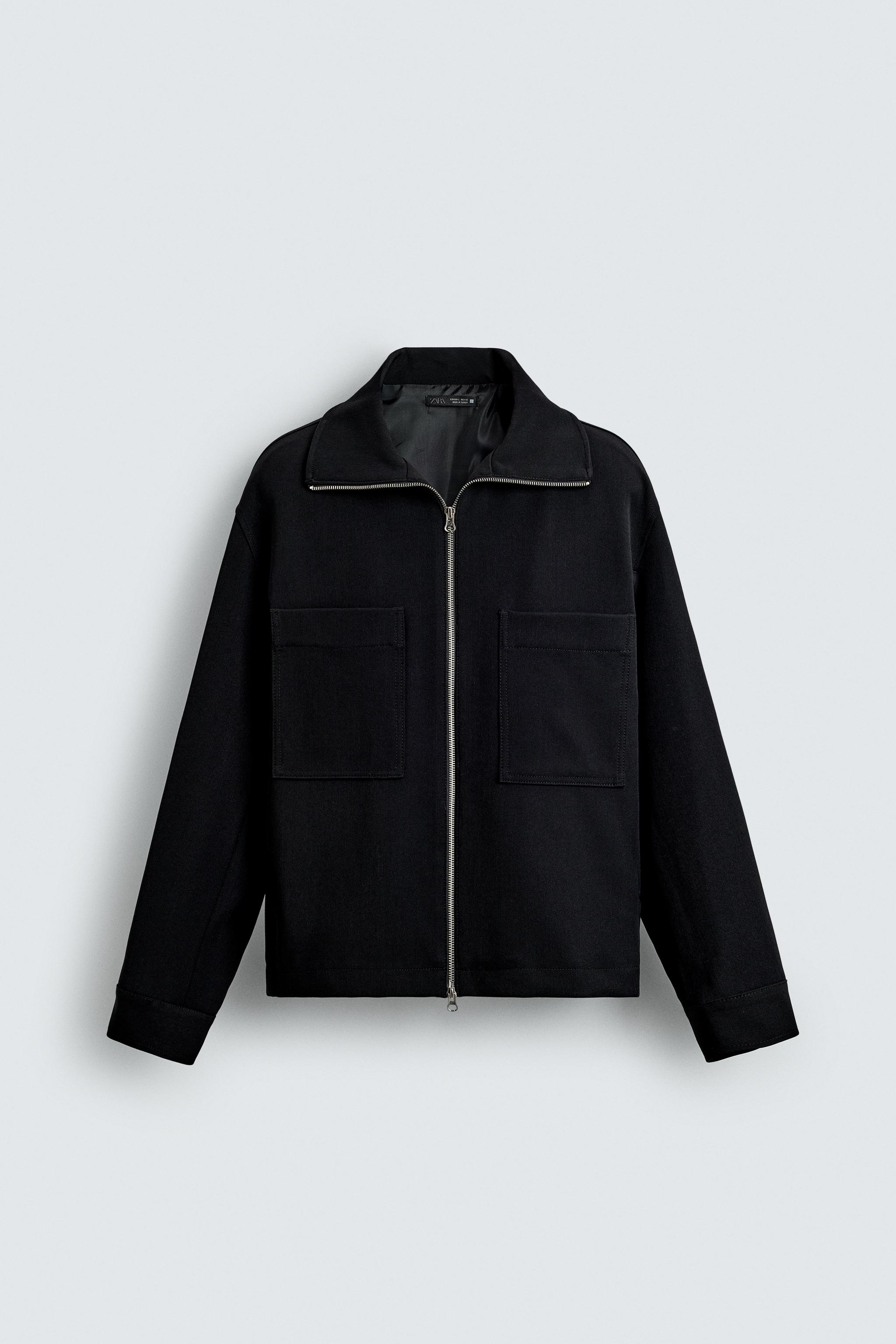 ZARA レザージャケット ボクシーフィット org.jpg