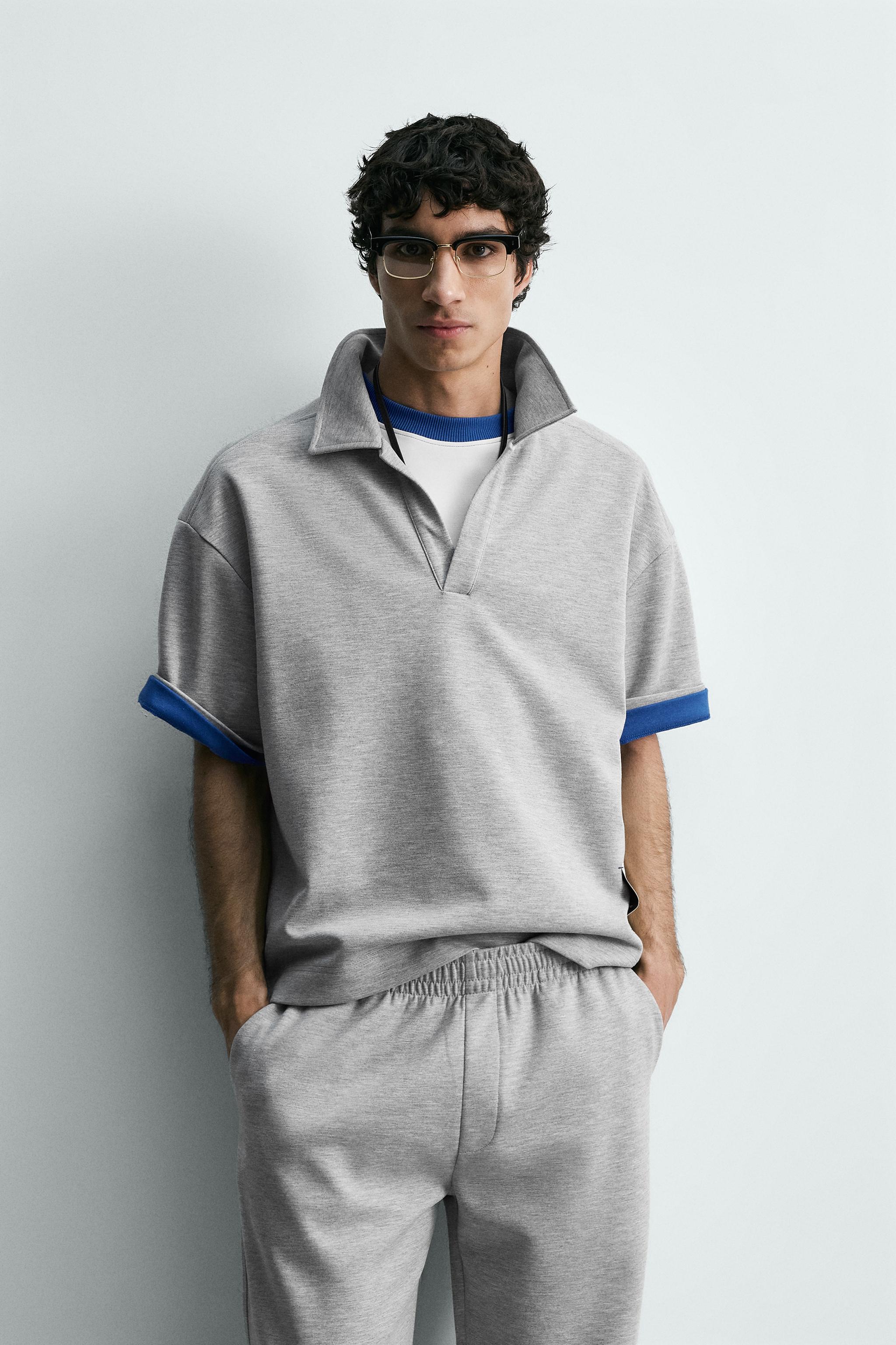 CROPPED FIT LABEL POLO SHIRT