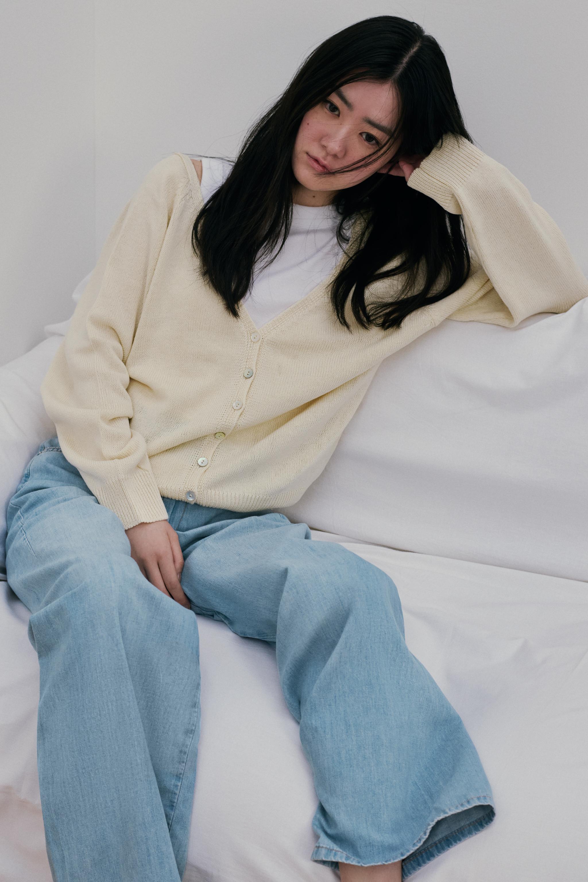 ポケット付きニットセーター - ライトベージュ | ZARA Japan / 日本