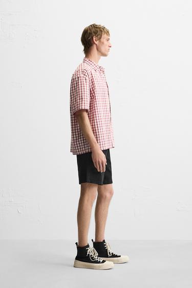 RELAXED FIT BERMUDA SHORTS - Black by Zara - Image 3