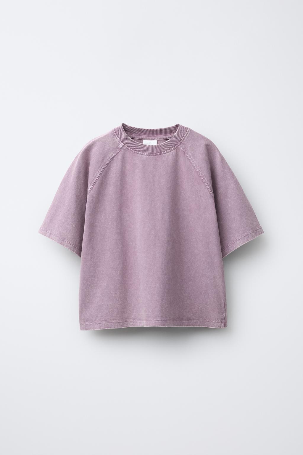 HEAVY WEIGHT T-SHIRT AND WASHED EFFECT RIB FLARE LEGGINGS SET