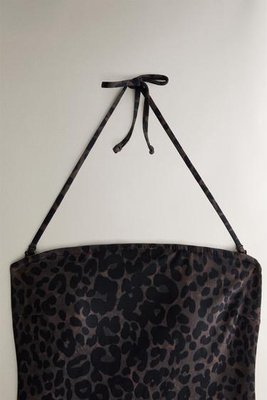 MAILLOT DE BAIN DE PLAGE IMPRIMÉ ANIMAL - Leopard de Zara - Image 1