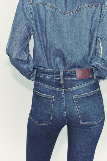 Z.06 HIGH-WAIST FLARE JEANS - Blue by Zara - Image 5